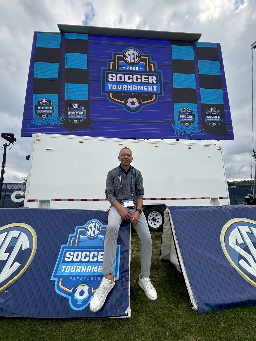 LED wall built for the SEC Soccer Tournament in Pensacola